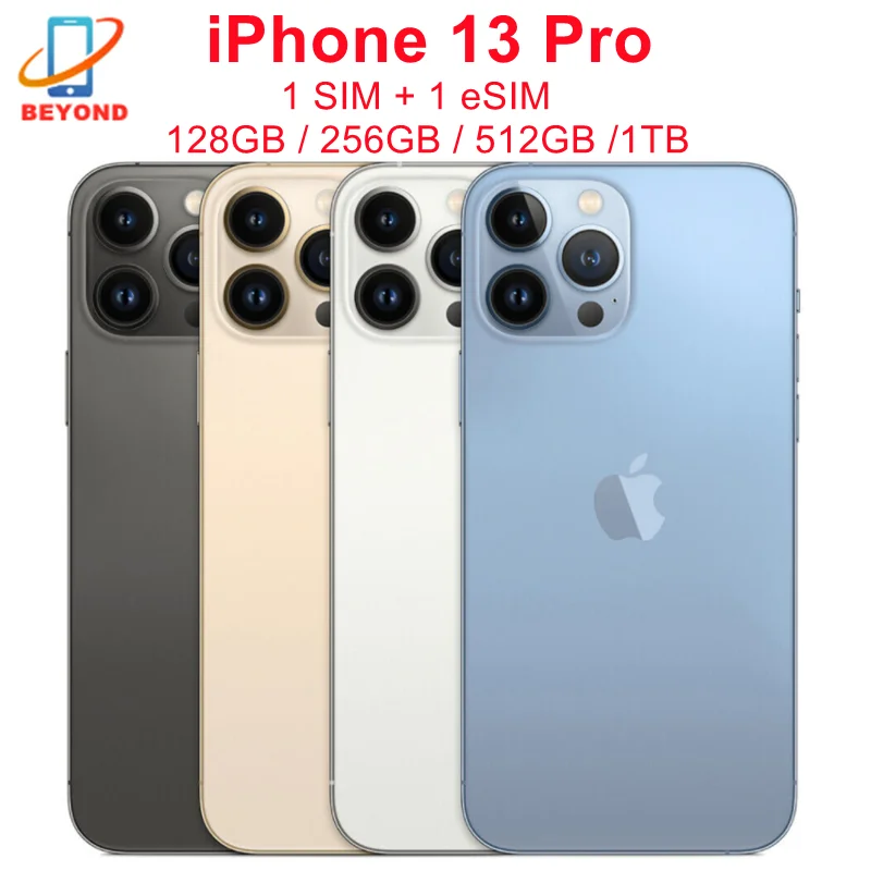 Apple iPhone 13 Pro 13pro 128/256/512GB/1TB ROM 6GB RAM 6.1 