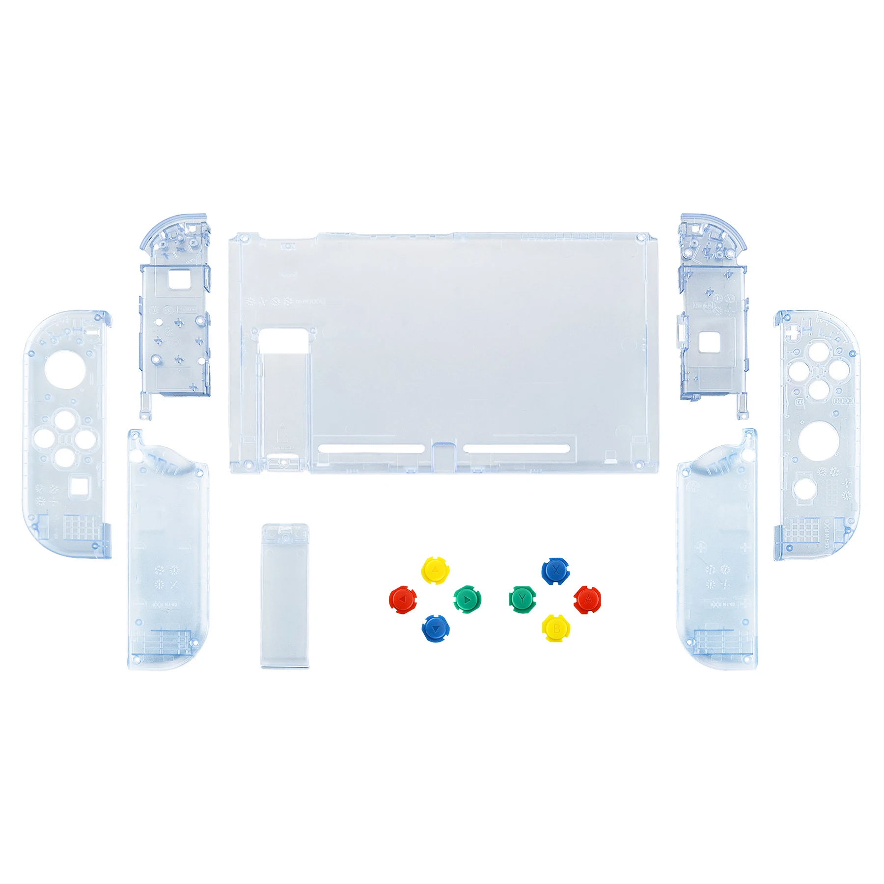 Extremerate-habitação Shell Case com Botões para ns Switch Console Joy-con Console Glacier Blue Console Back Plate Controller - Image 2