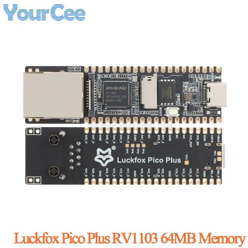 LuckFox Pico Pro/Mini/Plus/Max Linux Development Board RV1103 64MB RV1106 Memory Rockchip with Network Port image 5