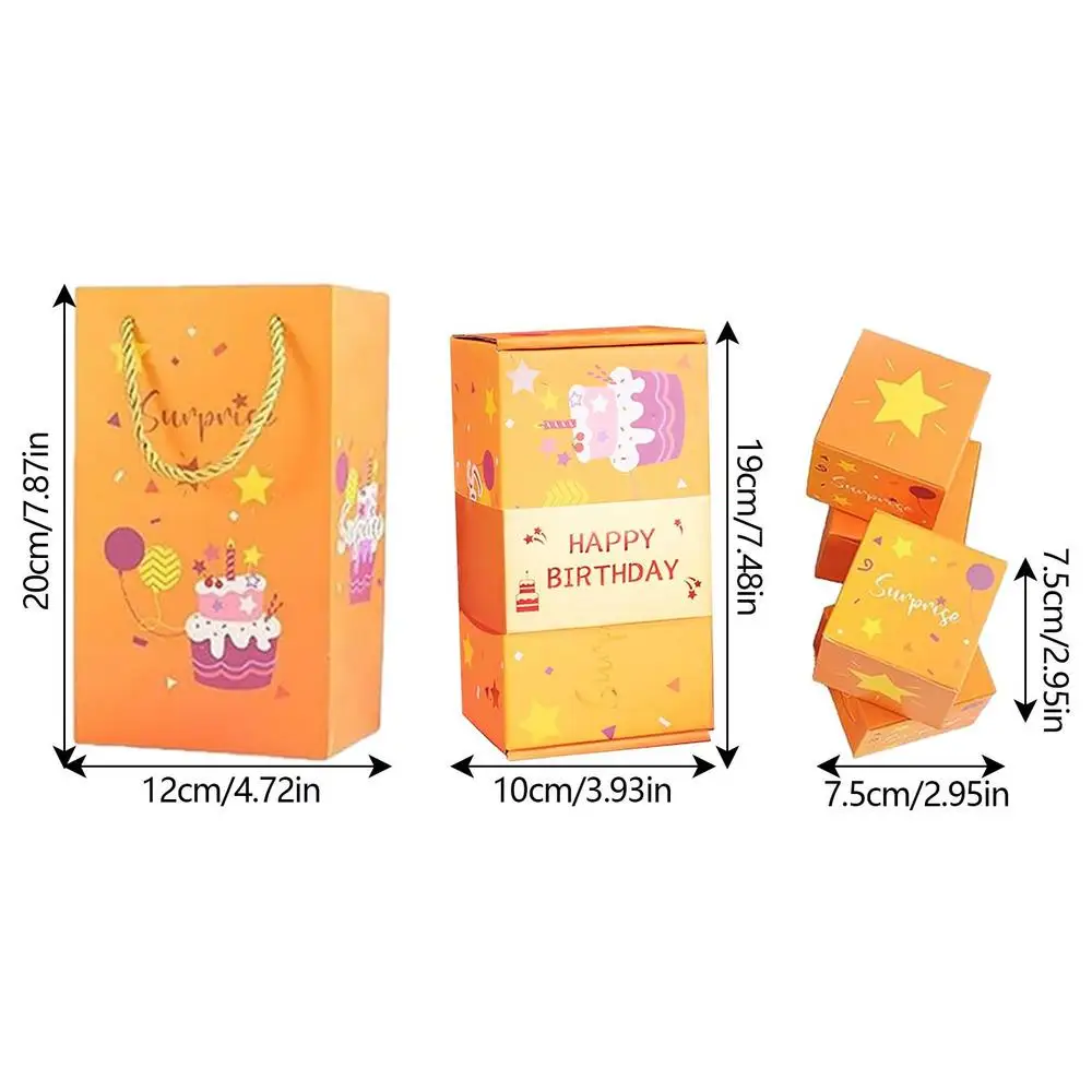 Double Door Surprise Gift Box Explosion with Butterflies Pink Envelope  Money Box , Christmas Gifts Birthday Surprise - 2023 Pop-Up Folding  Bouncing Gift Box (Double Door 6 Boxes Set) - Walmart.com