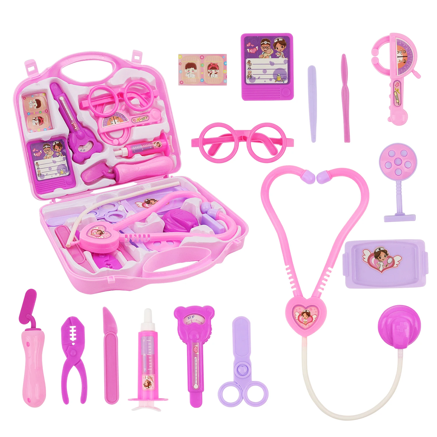 Doctor Toys Kit Doctor Play Set Doctor Nurse Toys Stethoscope Toy for Children