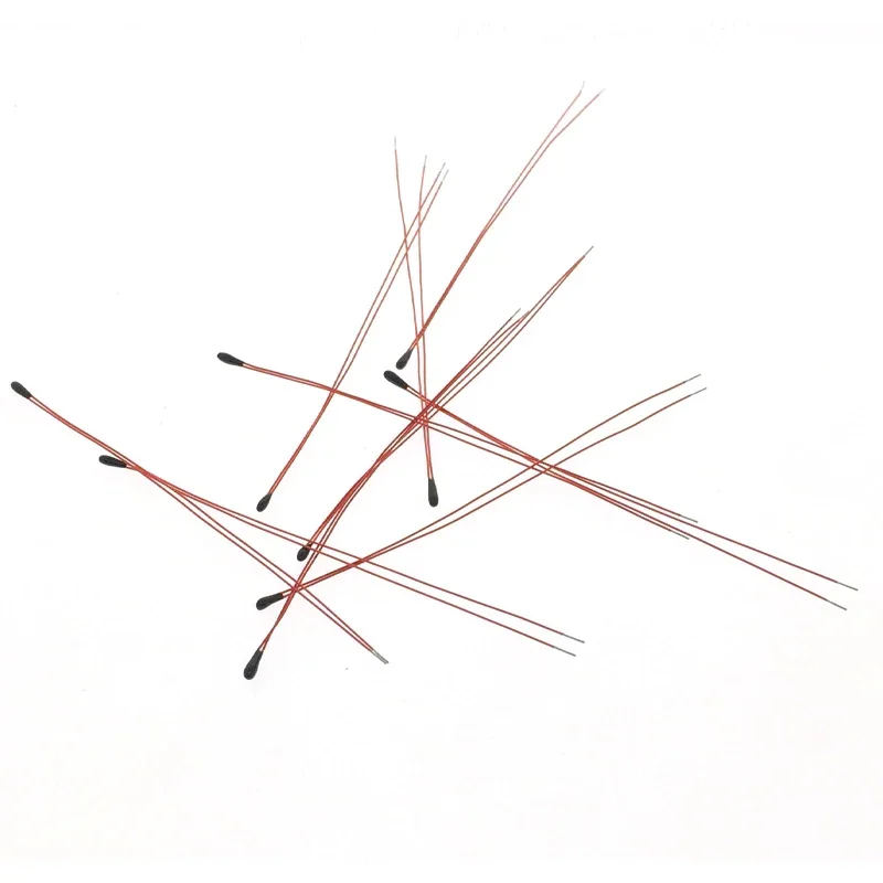 10pcs Temperature Sensor MF52B 10k 50k 100k B Valor 3950 Erro 1% Long= 50/60/80/100mm NTC Thermistor