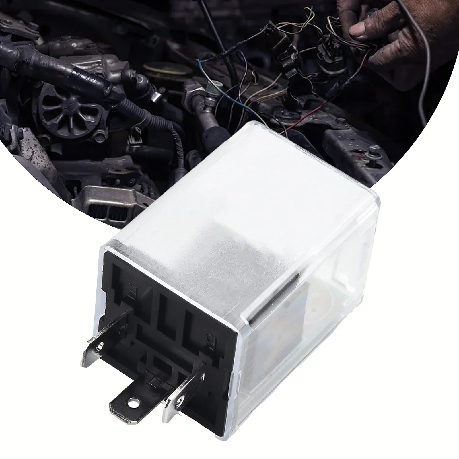

High Quality Replacement Useful Brand New Flasher Relay 180W 3Pin Accessory DC 24V Plastic & Metal Turn Signal