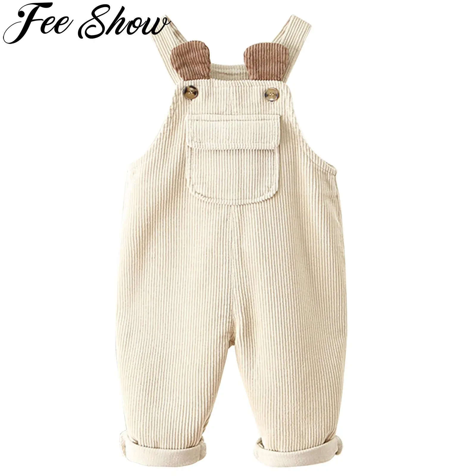 Baby Overalls For Boys Girls Pants Cotton Jumpsuit For Baby Casual Spring Toddler's Overalls Girls Casual Corduroy Trousers New