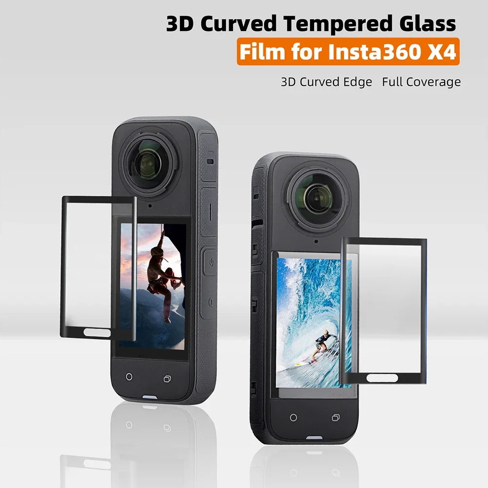 렌즈 캡이 있는 실리콘 커버 케이스, 스크래치 방지 보호대 케이스, Insta360 X4 용 모든 원형 보호 카메라 보호 액세서리
