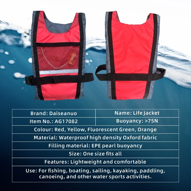 Universal Adult & Kids Life Jacket - Buoyancy Aid Vest For Kayaking, Skiing, Sailing & Fishing