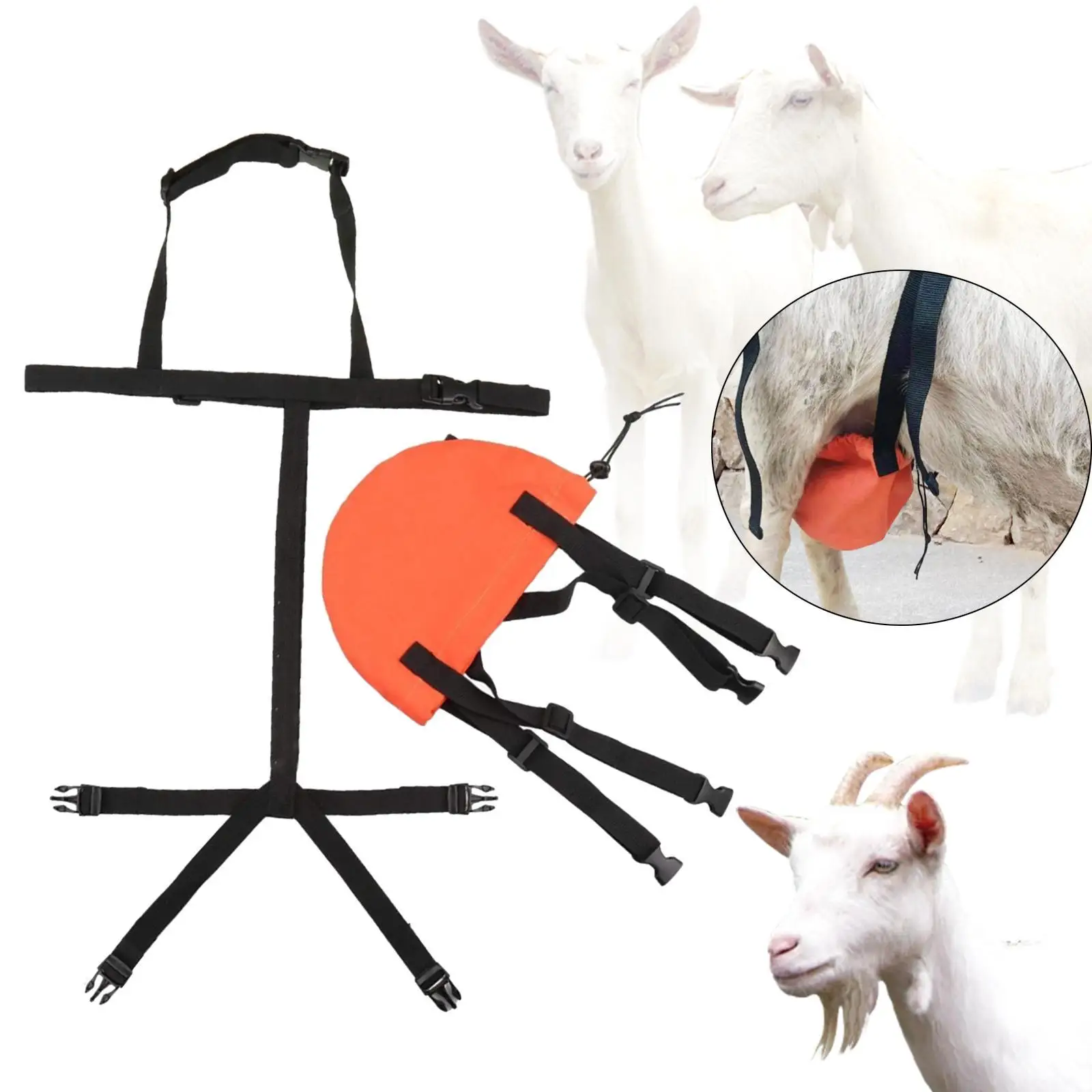 Goat Braudder Bag Goat Bra Correct Saggy Udders Chest Strap Sheep Goats Protector Farm Prevent Sagging Harness Breast Support