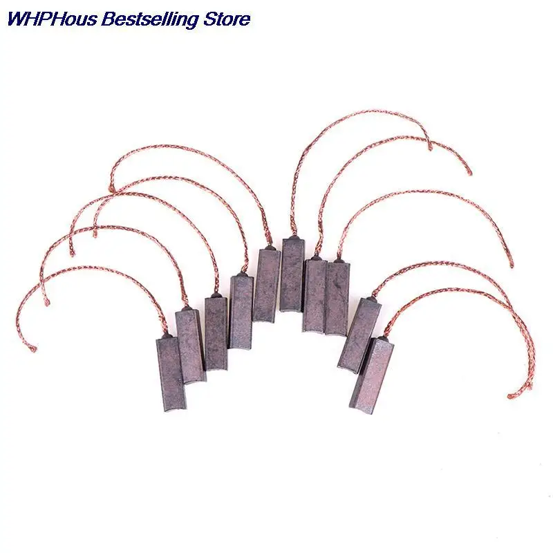 

10 шт., щётки для электродвигателя, 4,5X6,5X20 мм