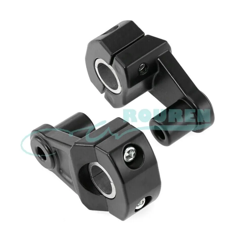 

7/8'' 22mm Aluminium Alloy Motorcycle HandleBar Handle Fat Bar Mount Clamps Adapter Riser Motocross Pit Dirt Bike Modified Parts
