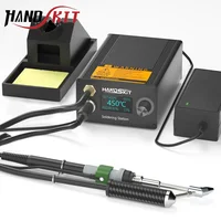 T12A Suction Tin Gun Desoldering Station Hot Air Gun Soldering Iron Suction Pen Intelligent STM 32 Soldering Station 1
