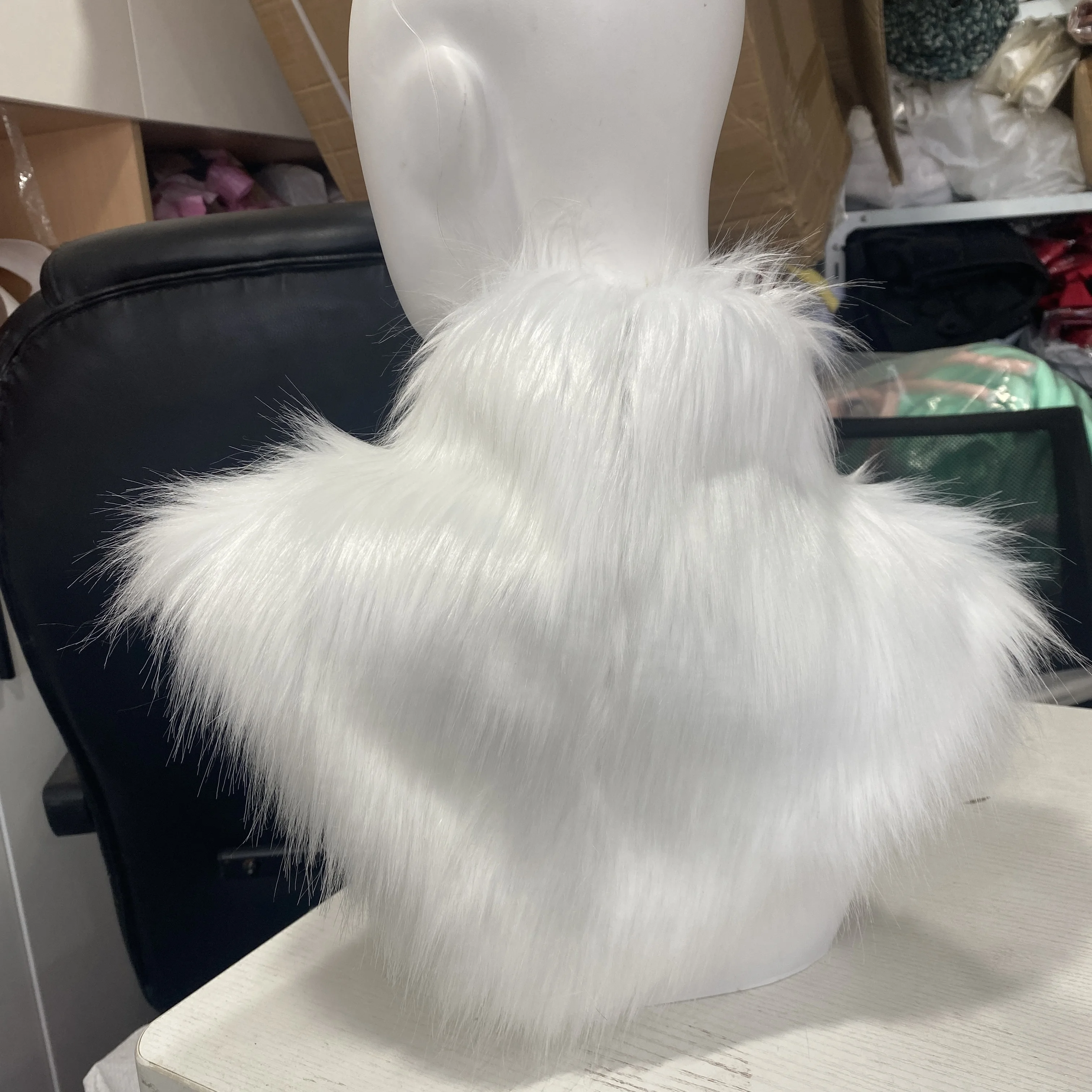 Fursuit Kigurumi Headsets Accessories Fur Collar Scarf Furry Cosplay Costume Furry Suit Cartoon Comic Show Anime Peripheral