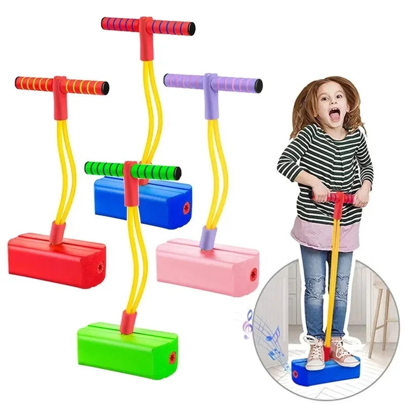 

New Children's Grow Taller Balance Toy Frog Jumping Outdoor Exercise Equipment Color Boys And Girls Fitness Bouncing Sound