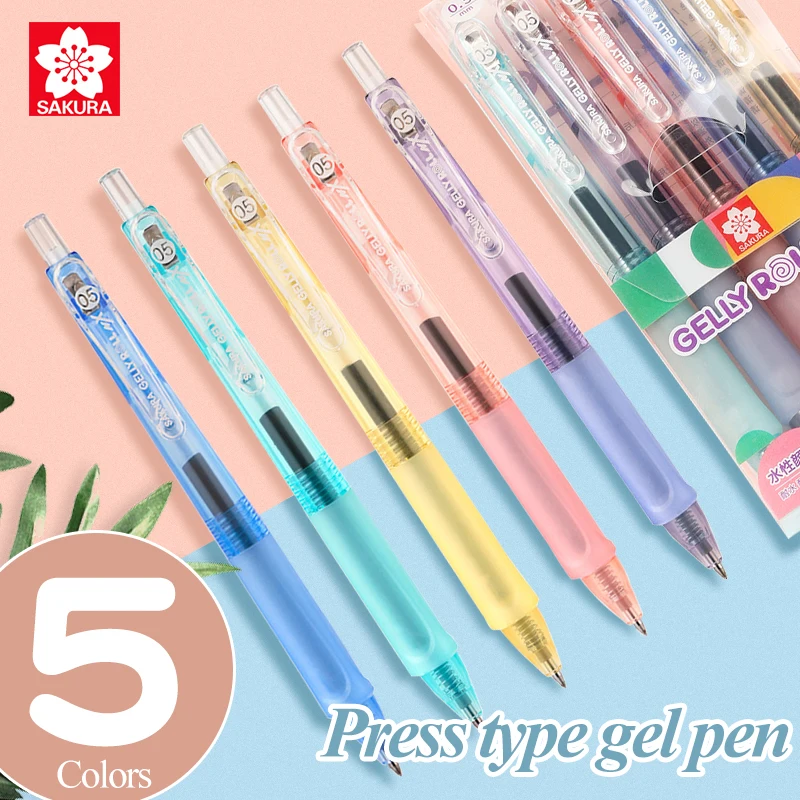 

SAKURA Moving Color Press Type Gel Pen DIY Graffiti Highlighter Scrapbook Bullet Diary Poster Card School Student Supplies