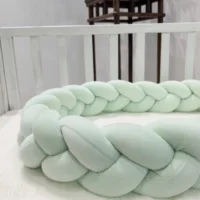 1M/2M/3M/4M bébé pare-chocs lit tresse noeud oreiller coussin pour infantile berceau protecteur lit chambre décor ensemble de literie garçon décoration 3