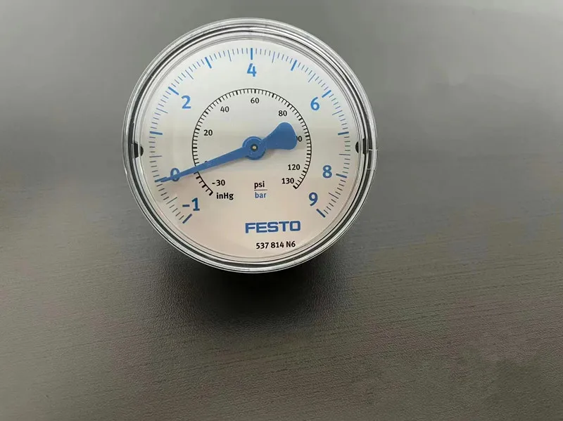 Festo Pressure Gauge 016 Bar Accuracy Discounted www