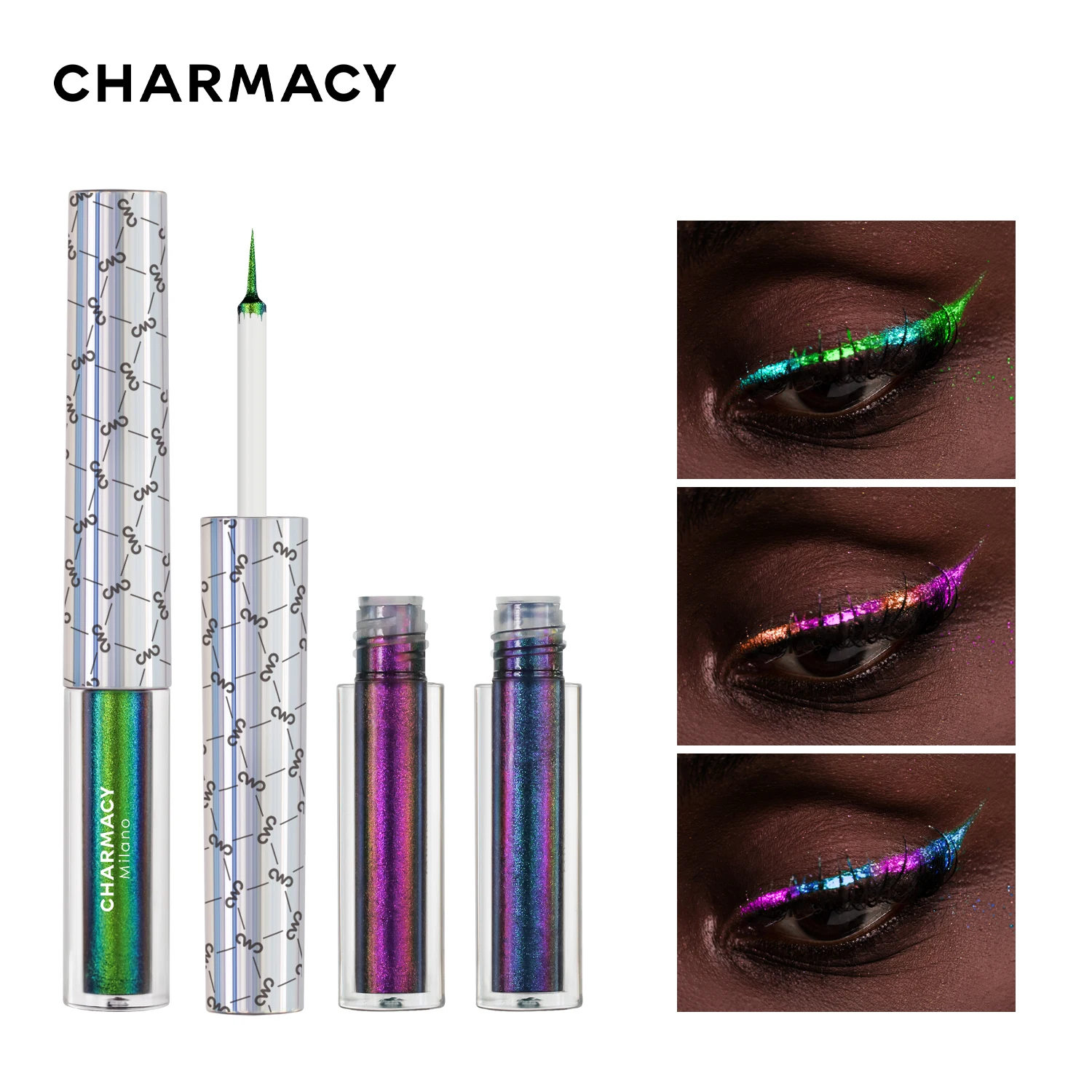 Charmacy Multichrome Glitter Liquid Eyeliner Waterproof High Quality