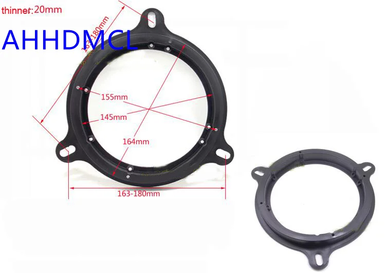 Speaker Adapter Spacer Horn Pad Mounts speaker mounting spacer rings For Mazda Atenza Axela New M3 M6 CX-4 CX-5 CX-7 Etc. Rear Door