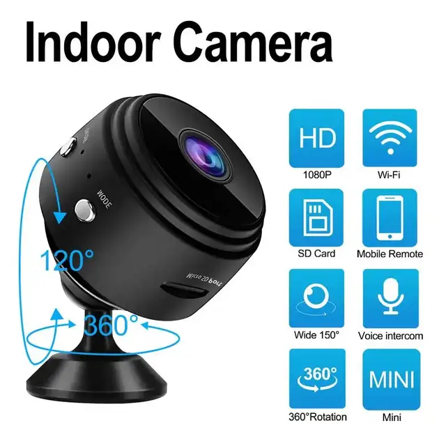 A9 WiFi Mini Camera Recorder Security Monitoring Wireless Video Mini Camera Recorder Voice Camera Smart Home For Infants And P 1