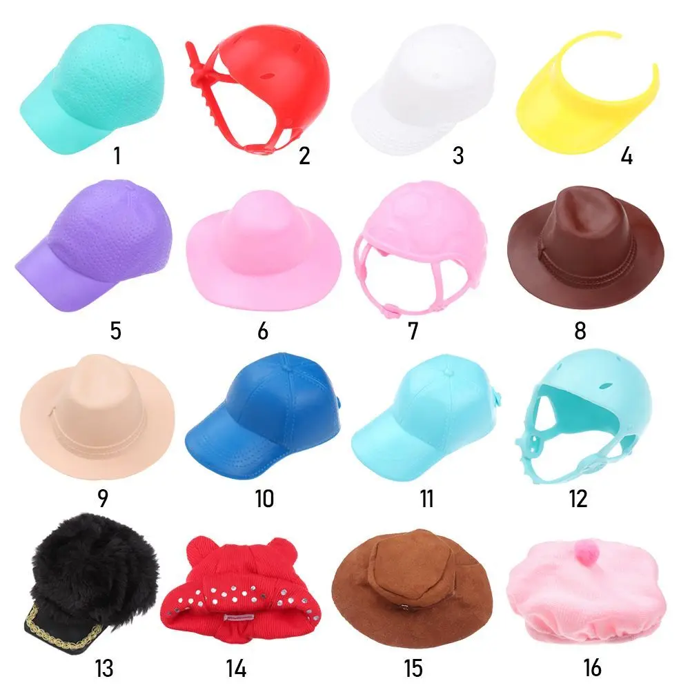 DIY Doll Cowboy Hats Baseball Caps