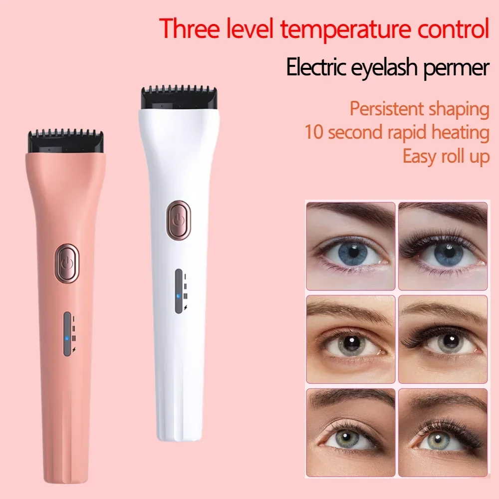 Electric Eyelash Curler 3 Modes Heated Curls Comb Makeup Tool