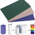 Green pink purple