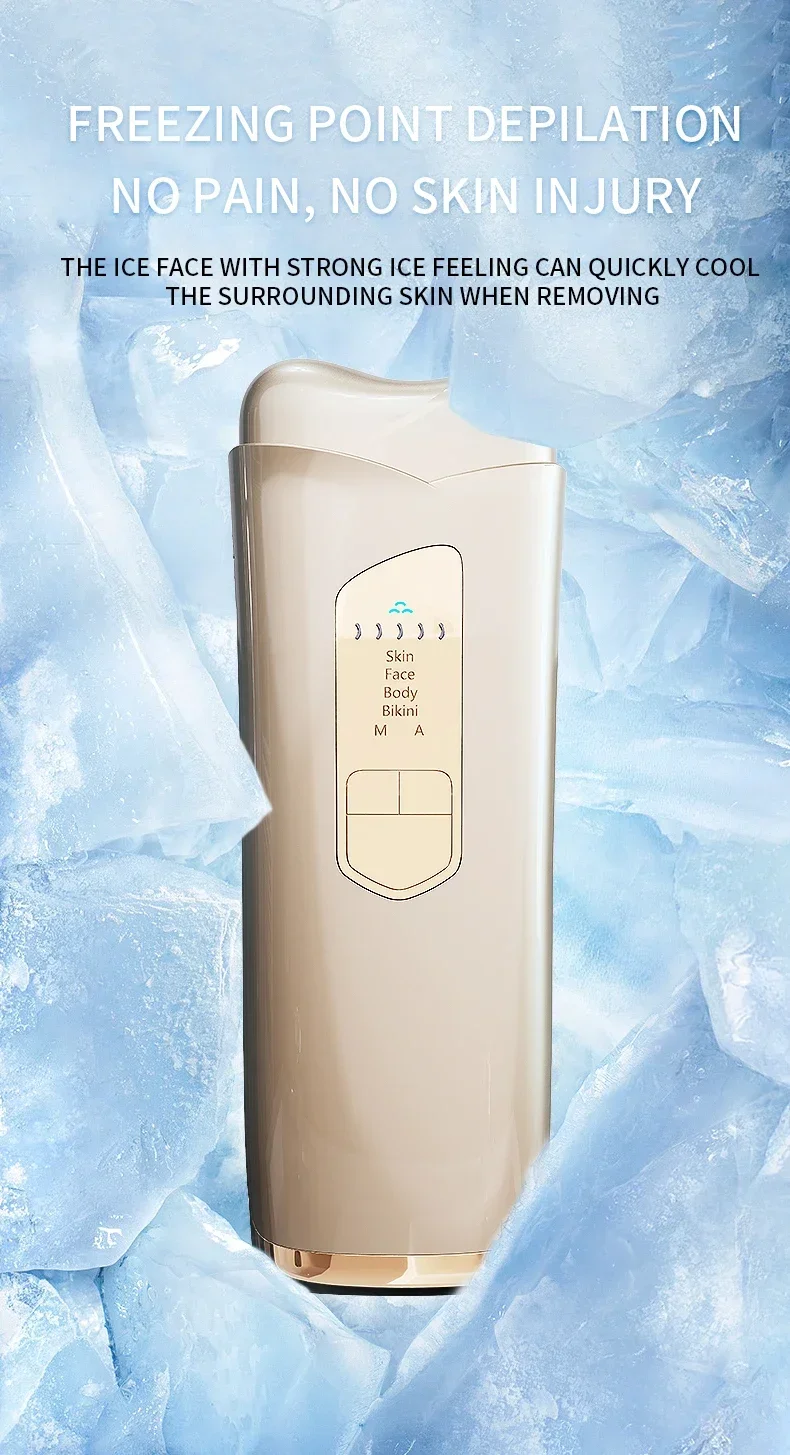 IPL Hair Removal Tool Epilator Ice Cooling Painless Permanent Body Bikini 500,000 Flash Epilators For Ladies bikini women