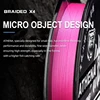 bearking  4 Strands 150M PE Braided Fishing Line 6-20LB Multifilament Fishing Line Smooth for Pike and Bass Accessories 4