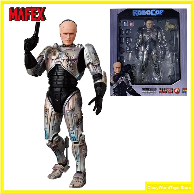 100% In Magazzino Originale Medicom Mafex 192 Robocop Murphy Head Damage Ver Anime Action Collection Figure Model Toys
