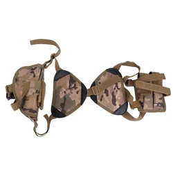 Versatile Concealed Carry Underarm Shoulder Holster with Dual 9mm Pouches (Cp)