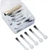 60pcs Round Tip Varnish Brush Head Disposable Nail Polish Bottle Brushes Replacement Manicure Painting Brush Tools Kit 4
