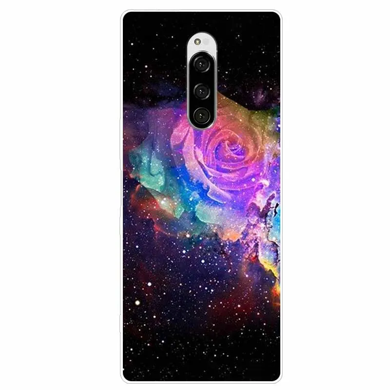 Cute Fashion Clear Soft TPU Phone Cover with Floral Design