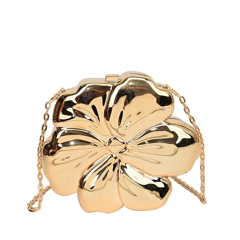 Floerns Pochette Floreale Con Paillettes: Borsa A Tracolla Catena Per Serate E Feste, Stile Retrò