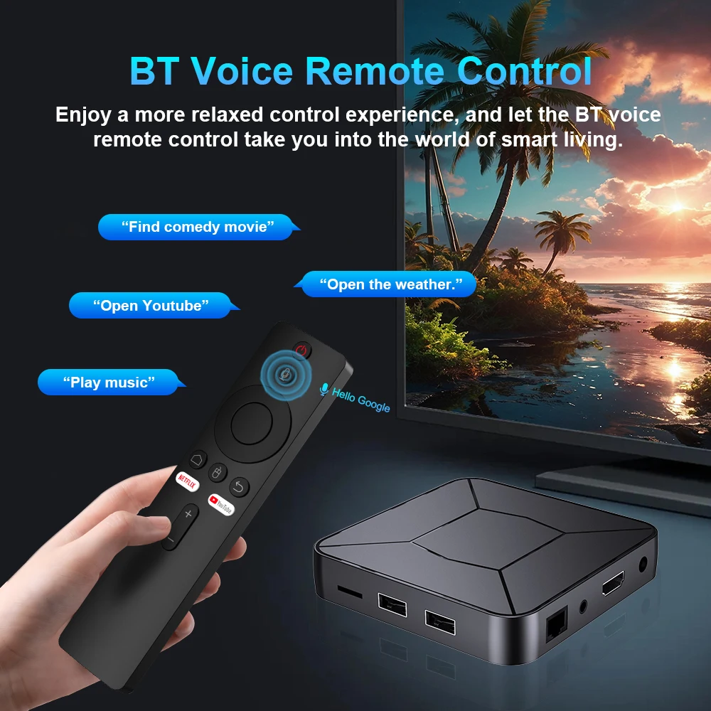 I96 Z8 Android 10 TV Box 2.4G&5G Dual WIFI 4K HDR 3D 2GB 16GB