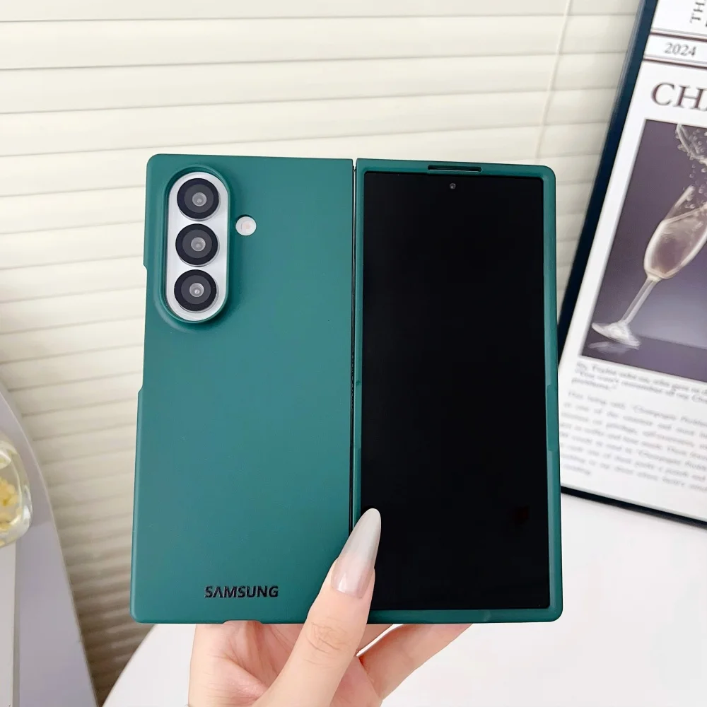 Luxury Ultra-Thin Skin Feel Shockproof Foldable Phone Case - Candy Color Anti-Drop Bumper Cover