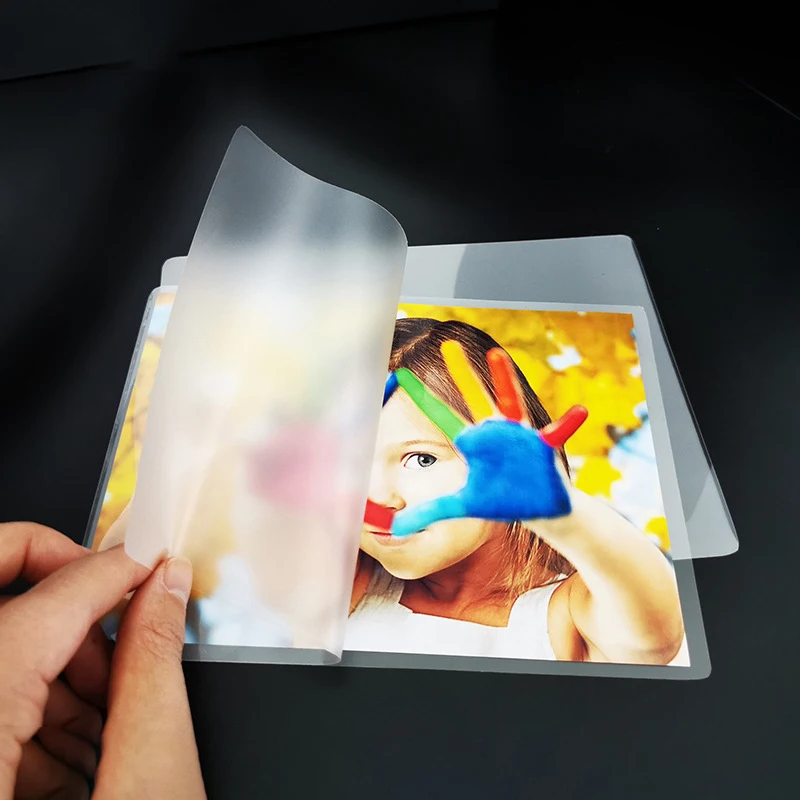 100PCS Thermal Laminating Film PET for Photo/Files/Card/Picture Lamination Pouch Laminator Hot Laminator Film, lamination film