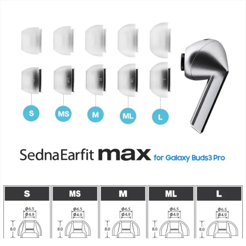 AZLA SednaEarfit Max for Galaxy Buds 3 Pro Wireless Headphone