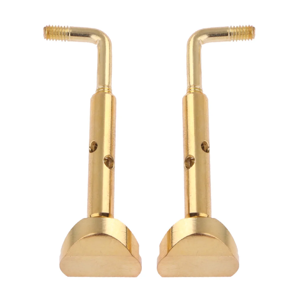 2pcs Chinrest Screws Violin Accessories Chinrest Brackets Portable Violin Chin Rest Clamp Screws Clamp Fiddle Parts