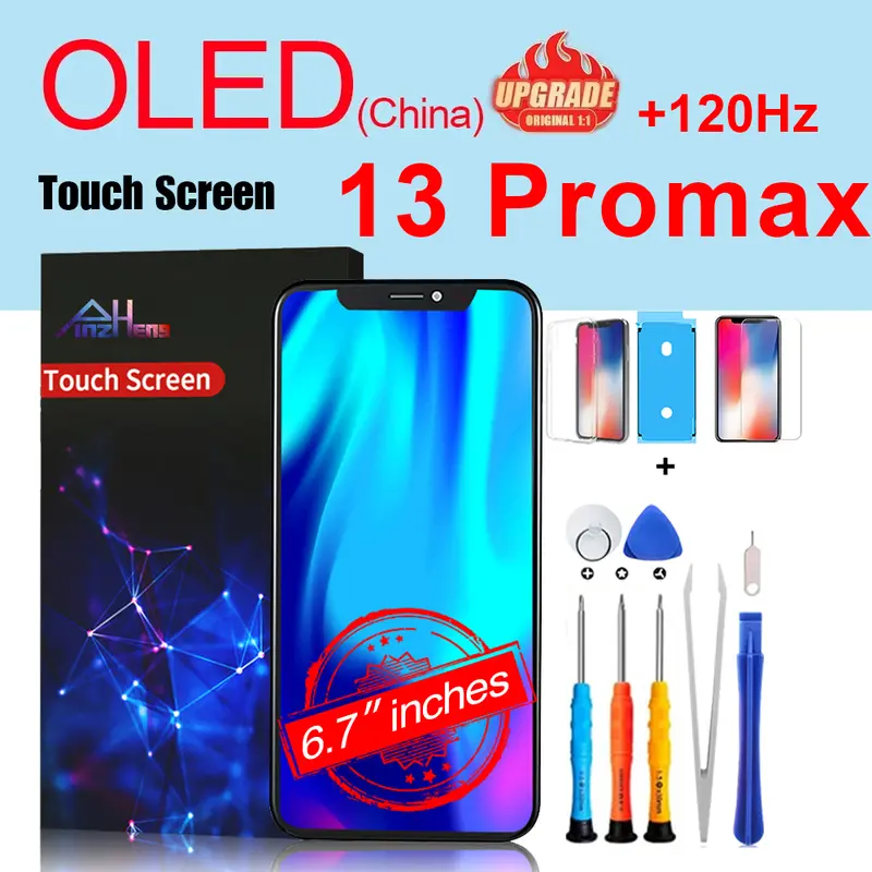 PINZHENG High Quality Screen INCELL LCD OLED For iPhone 14 Pro 15 Plus 13 Pro Max Display For iPhone Replacement With Tools - Image 27