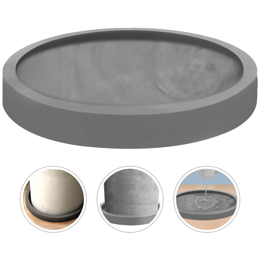 

Plants Flower Pot Tray Round Modeling Planter Trays for Indoor Practical Household Plate to Catch Water Saucer Outdoors