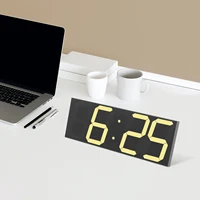 Large LED Wall Clock Digital Clock with Remote Control, Time Date Temperature Display Alarm Clocks , Auto-Dimming, Night Light for Classroom Living Room Bedroom Birthday Gift 2
