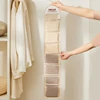 7 Grid Sock Organizer Hanging Bag,Hair Accessories Storage Bags for Headdress Jewelry,Wall-mounted Sundries Organiser for Closet 3