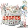 Plastic Clothes Pins Sock Towel Clips Laundry Hanging Fixed Clothespin Fastener Tweezers Pegs Clip Clothing Storage Organizer 1