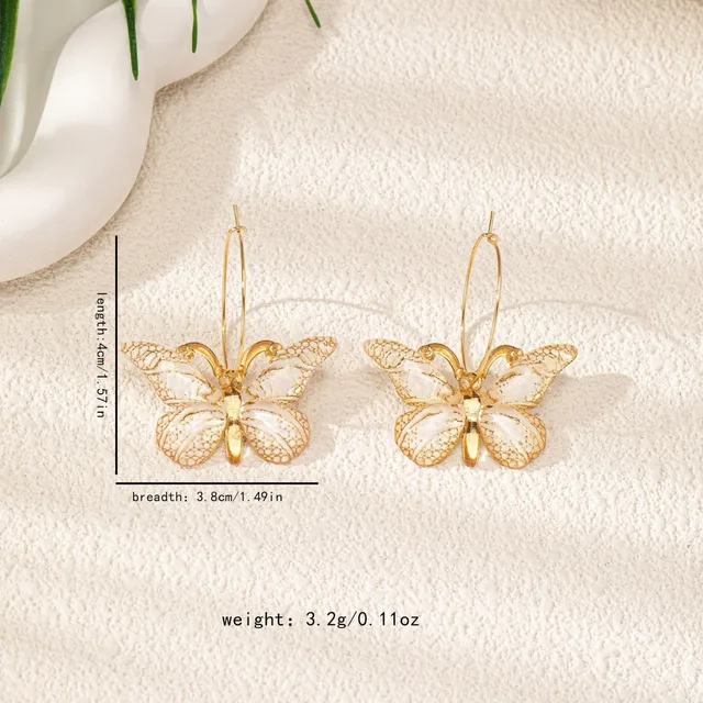 26323-c5ebe6.jpg Butterfly Colored Elegant Earrings Cute and Exquisite Accessories for Women