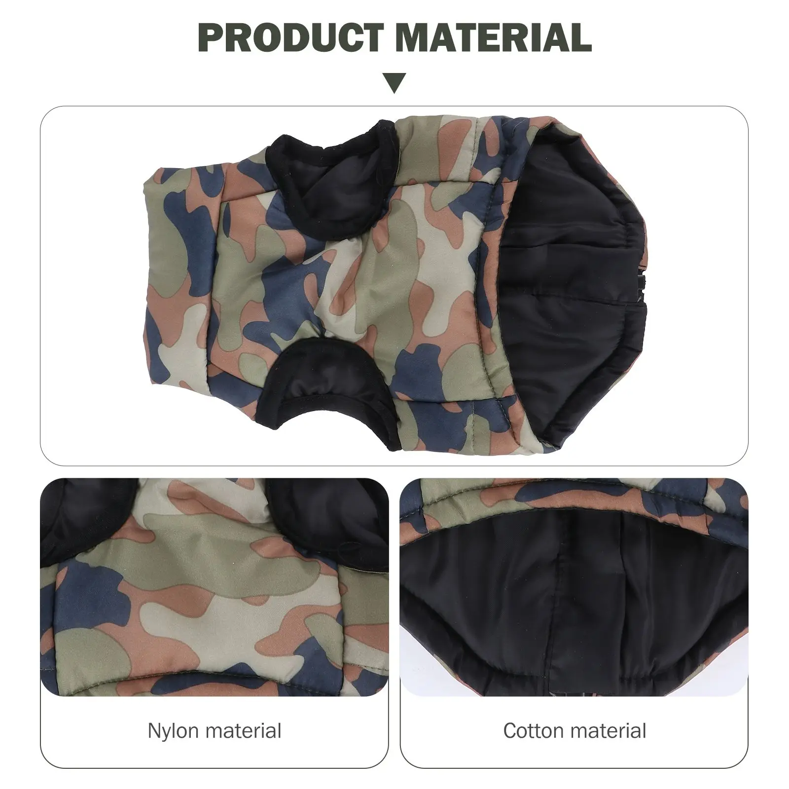 Dachshund Sweaters for Dogs Sleeveless Coat Puppy Jacket Winter Clothing Pajamas Camouflage Men's