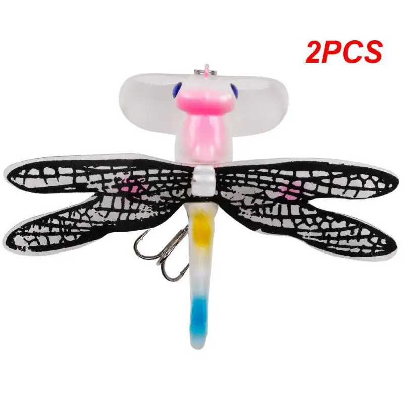 

2 шт. топвотер, стрекоза, мухи, насекомые, приманка для ловли нахлыстом, 6 г, 7,5 см, Поппер для форели, искусственная приманка, воблеры для троллинга, жесткая приманка
