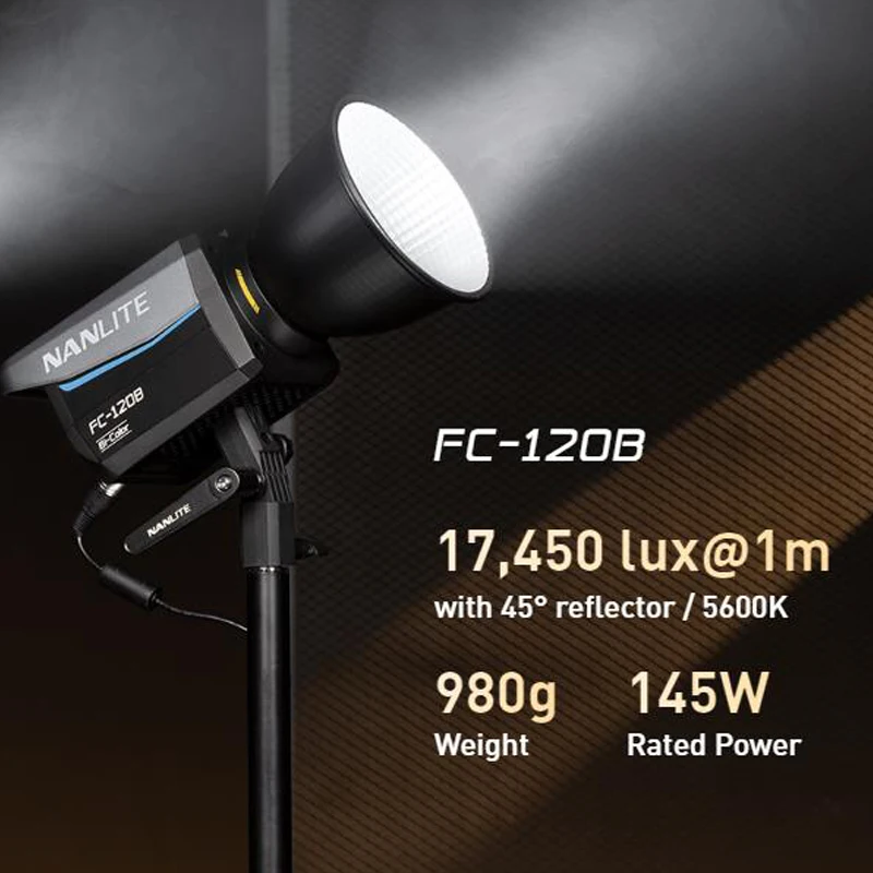 Nanlite FC-60B FC-120B Photography LED Light 2700K-6500K Bi