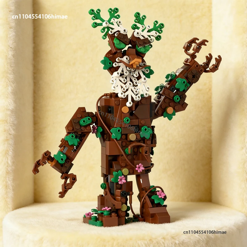 NEUE Ringe Der Alte Baum Monster-Baustein-Modell Klassische Antike Szene Montage Desktop-Ornament Straßenansicht Bausteine Spielzeug Geschenk