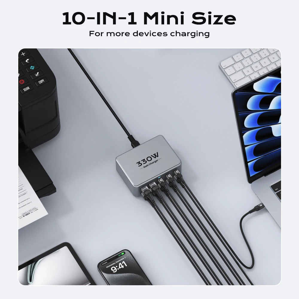 330W Multiport GaN Charger 5