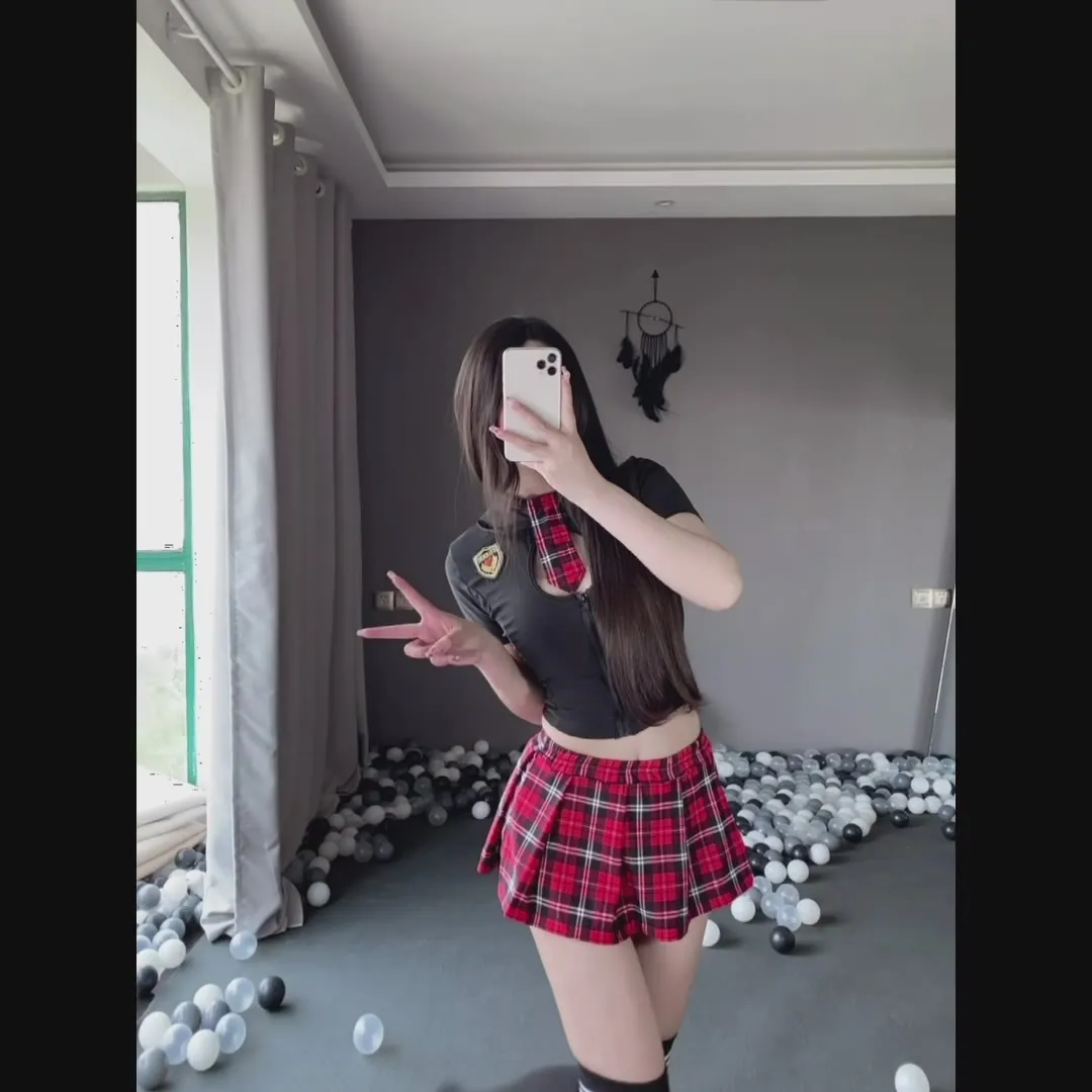 Anime uniform pleasure