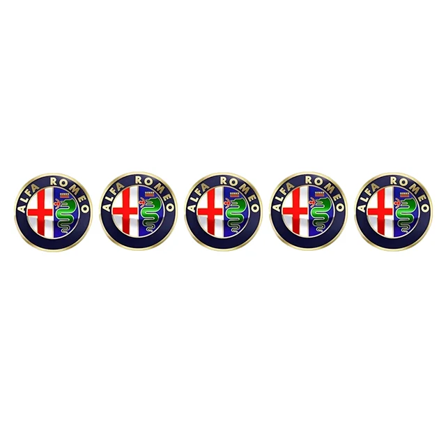 Premium Car Remote Key Stickers - Auto Emblem Decoration Decals, Set of 5/10